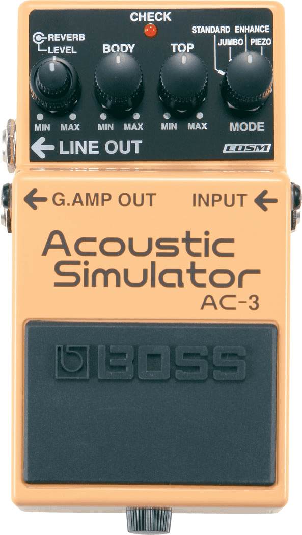 BOSS AC-3 Acoustic Simulator Guitar Effekt Pedal Musiklageret Viborg