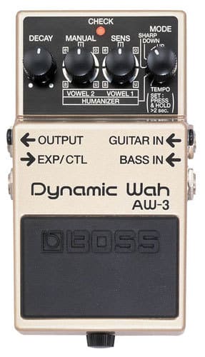 BOSS AW-3 Dynamic Wah Guitar Wah Effekt Pedal Musiklageret Viborg