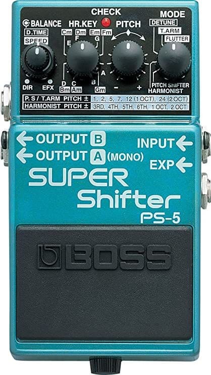 BOSS PS-5 SUPER Shifter Guitar Effekt Pedal Musiklageret Viborg