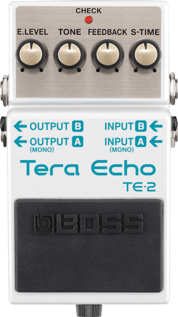 BOSS TE-2 Tera Echo Digital Delay Echo Effekt Pedal Musiklageret Viborg