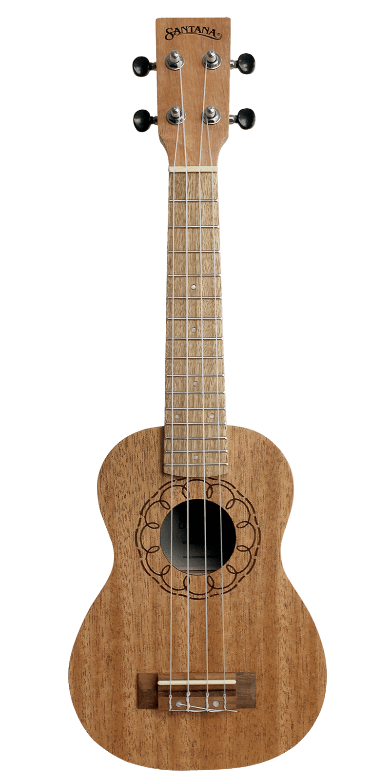 Santana 10 SMAH Ukulele Begynderukulele Sapele 4 Strenge Musiklageret Viborg