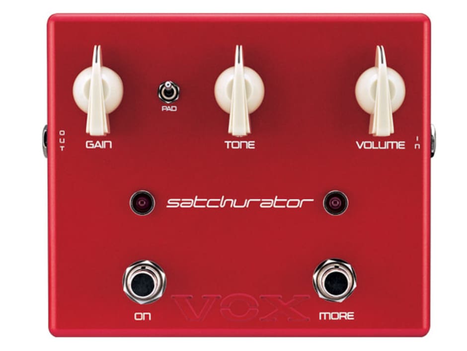 VOX JS-DS Satchurator Joe Satriani Distortion Booster Pedal Musiklageret Viborg